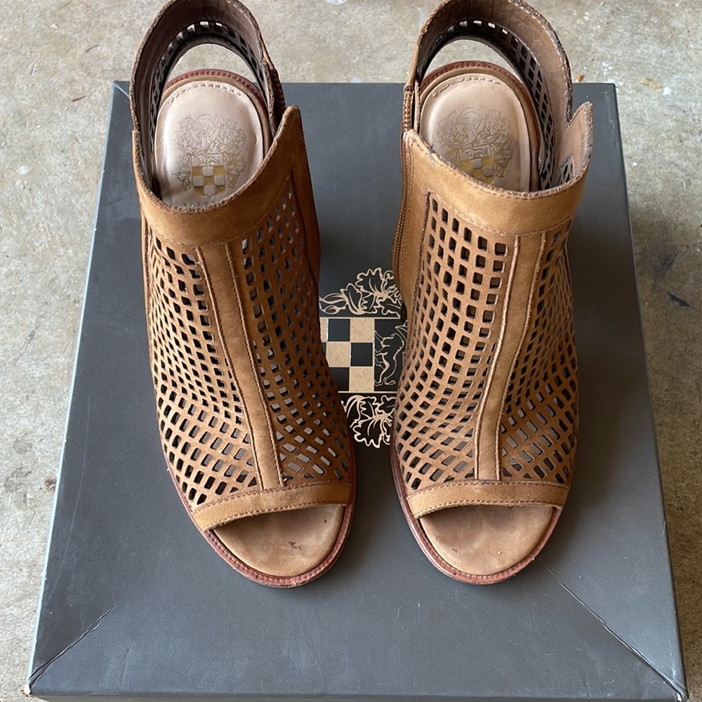 Vince Camuto Open Toe Booties - image 2